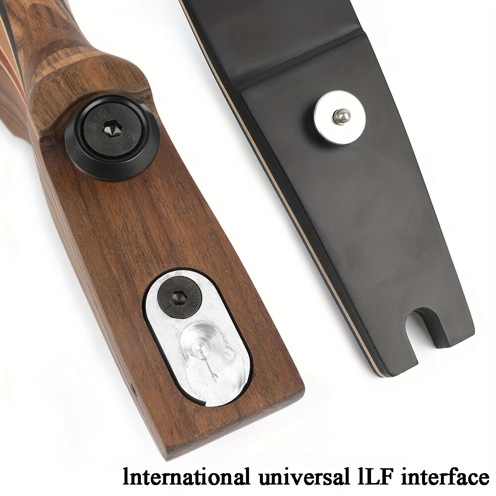 60 Inch ILF Recurve Bow Hunting Bow 30-60 Pound Wooden Bow Set Outdoor Archery Shooting Accessories Right Hand